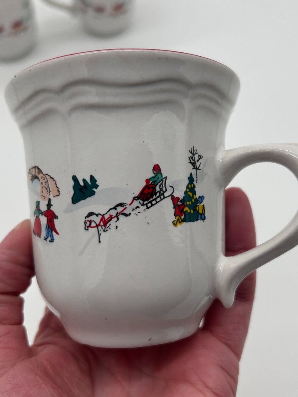 Farberware White Christmas 391 Katherine‎ Babonovsky Lot of 4 1995